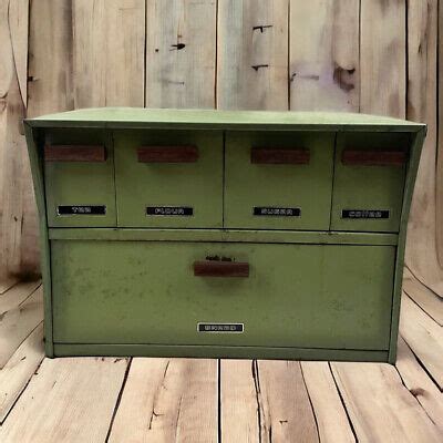 cresyline metal bread box|VTG Krestline Speko Avocado Green Metal 4 Drawers w/ Bread .